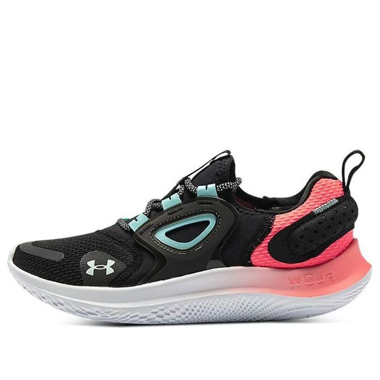 (WMNS) Under Armour Flow Velociti 'Black Bright Orange' 3025269-002
