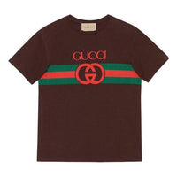 Gucci FW22 Interlocking G Cotton T-Shirt 'Brown' 548334-XJET1-2100
