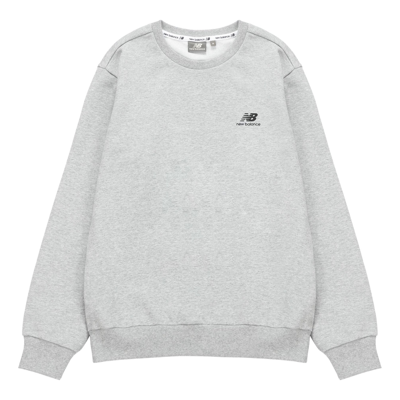 New Balance Athleisure Casual Sports Round Neck Pullover Long Sleeves Light Grey 5CB33223-GR
