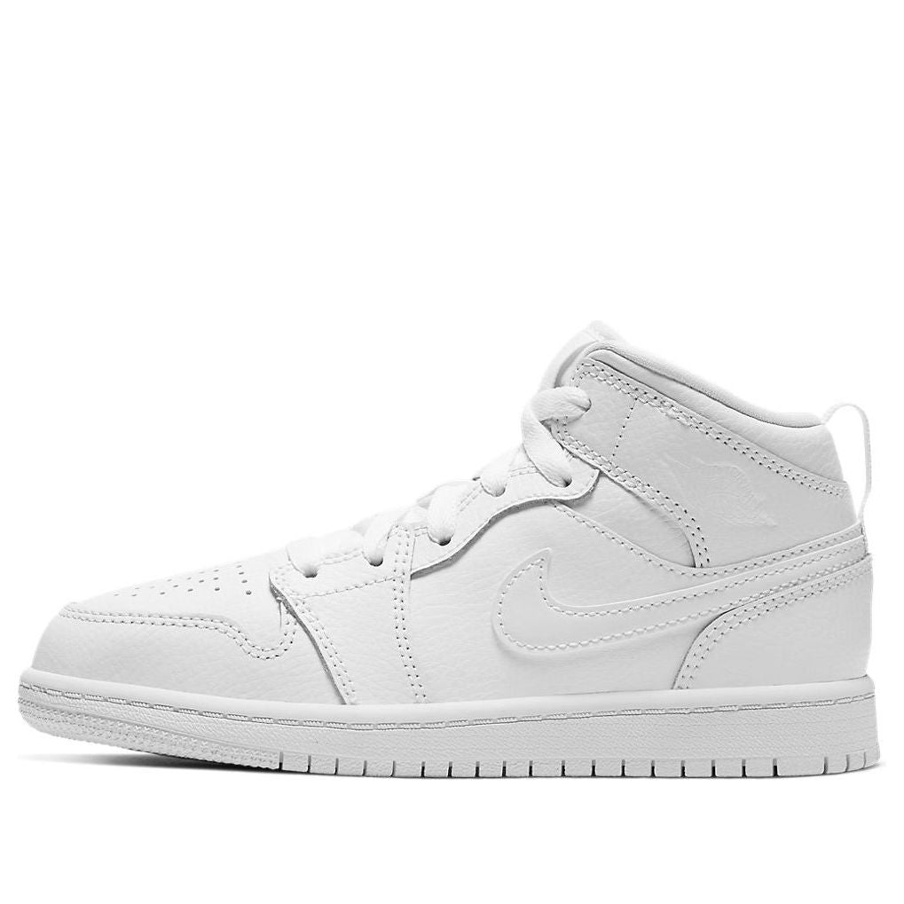 (PS) Air Jordan 1 Mid 'Triple White 2020' 640734-126