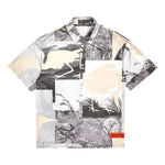 HERON PRESTON Cut Out Bowling Shirt 'Grey' HMGA027S21FAB0021001