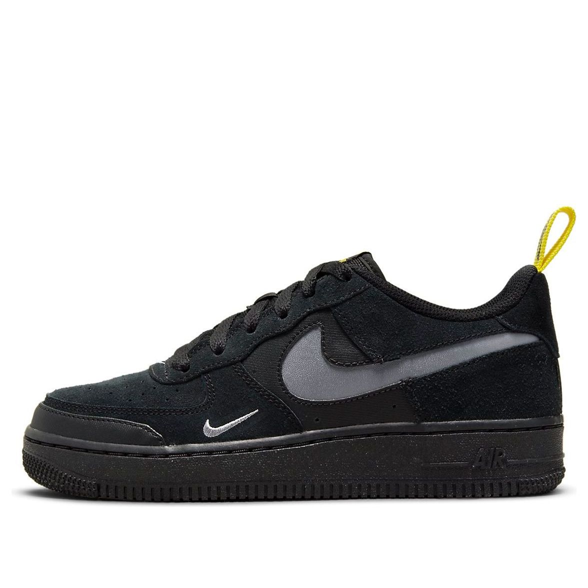 (GS) Nike Air Force 1 Low 'Cut Out Swoosh - Grey' DQ1097-002