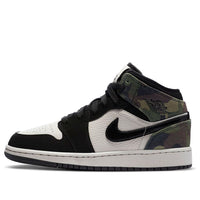 (GS) Air Jordan 1 Mid SE 'Camo' CW5550-001