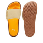 PUMA Leadcat 2.0 Palermo Foil Slides 'Creamy Vanilla Puma Gold Tangerine-Gum' 399041-01