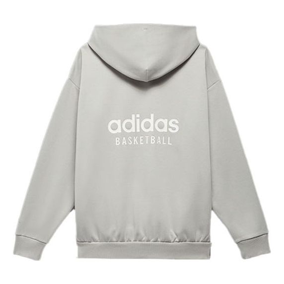 adidas Basketball Hoodie 'Grey' IA3438