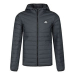 adidas Varilite 3s H J Stay Warm Outdoor logo hooded down Jacket Black DZ1420