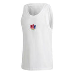 adidas originals Embroidered Logo Retro Sports Vest White GE0855