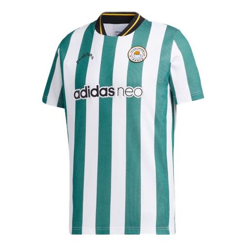 adidas neo adidas Yellow Sports Short Sleeve Green White GL7216
