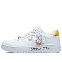 (WMNS) Li-Ning Classic Skateboarding x Disney 'White Yellow Daisy' AGCS146-2