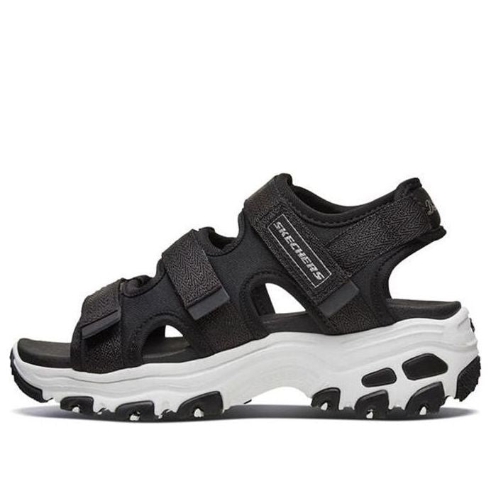 (GS) Skechers D'lites Shoes 'Black White' 998213L-BLK