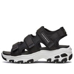 (GS) Skechers D'lites Shoes 'Black White' 998213L-BLK