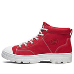 (WMNS) Skechers Roadies High Gang Canvas Shoes Red 74380-RED