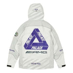 PALACE SS21 x AMG Crossover Gore-Tex Jacket White Logo Printing Hooded Jacket P20AMGGT002