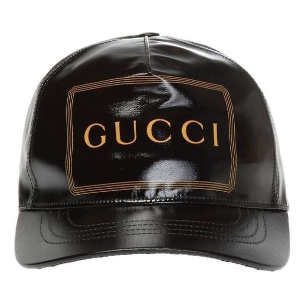 (WMNS) Gucci Baseball Hat With Frame Print 'Black' 426887-4HG80-1000