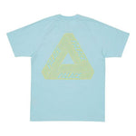 adidas x PALACE Crossover Chest Logo Short Sleeve Unisex 'Blue' HE9373