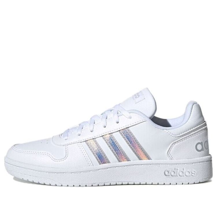(WMNS) adidas Hoops 2.0 'White Silver' FW3535