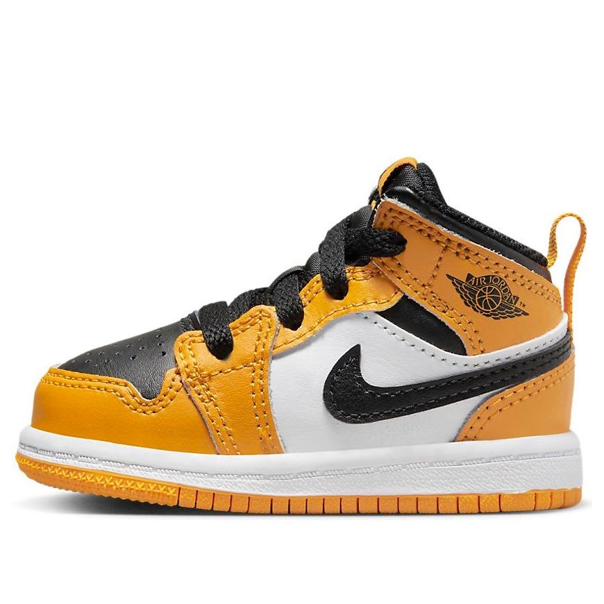 (TD) Air Jordan 1 Mid 'Reverse Yellow Toe' 640735-701