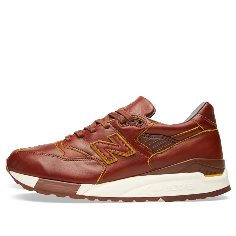 New Balance Horween Leather x 998 'Brown White' M998DW