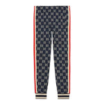 Gucci GG Jacquard Jogging Trousers For Men Blue 496920-X9V05-4245