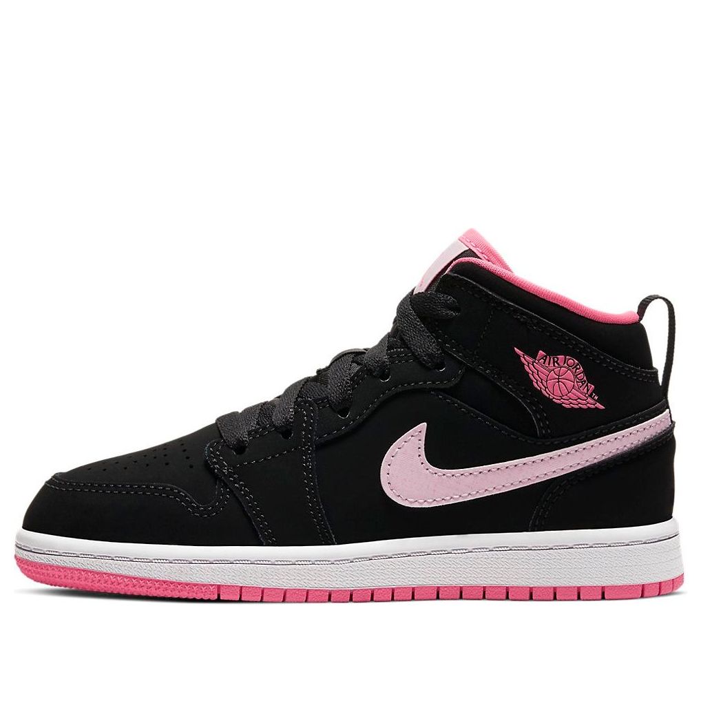 (PS) Air Jordan 1 Mid 'Black Digital Pink' 640737-066