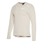 Men's Nike Casual Sports Breathable Tight Long Sleeves Creamy White T-Shirt BV4708-221