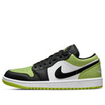 (WMNS) Air Jordan 1 Low SE 'Vivid Green Snakeskin' DX4446-301