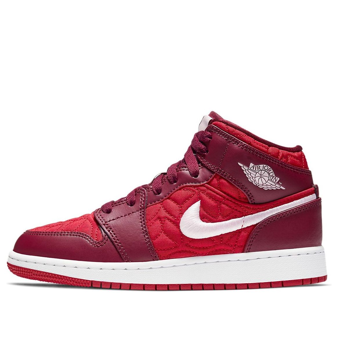 (GS) Air Jordan 1 Mid SE 'Red Quilted' AV5174-600
