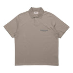 Fear of God Essentials FW20 Logo Polo Shirt 'Taupe' FOG-FW20-212