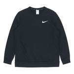 Nike Df Ls Crw Casual Sports Knit Pullover Black CZ7396-010