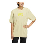 adidas neo Solid Color Alphabet Printing Round Neck Casual Short Sleeve Couple Style Yellow HS8841