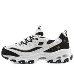 (WMNS) Skechers D'Lites 1.0 'White Black' 896155-WBK