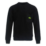 Converse Slogan Long-sleeve Round-neck Sweater Men Black 10019956-A01