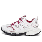 Balenciaga Track Sneaker 'White Burgundy' 542023W3AD19066