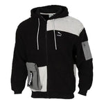 PUMA Retro Block Sherpa Full-Zip Jacket Black/Grey 530711-01