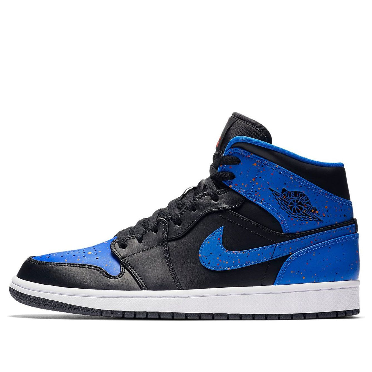 Air Jordan 1 Mid 'Royal Splatter' 554724-048