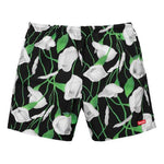 Supreme SS18 Nylon Water Short Flowers Casual Shorts Unisex Black SUP-SS18-10432