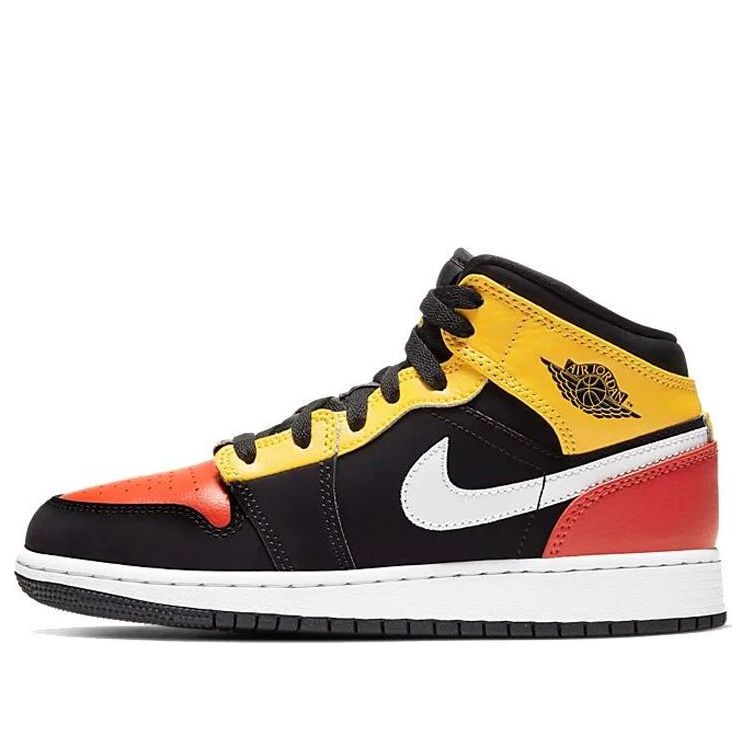 (GS) Air Jordan 1 Mid SE 'Amarillo Team Orange' BQ6931-087