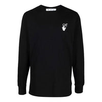 Off-White FW21 Caravaggio Painting Solid Color Long Sleeves Ordinary Version Black OMAB001F21JER0031084