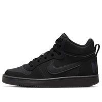 (GS) Nike Court Borough Mid 'Triple Black' 839977-001