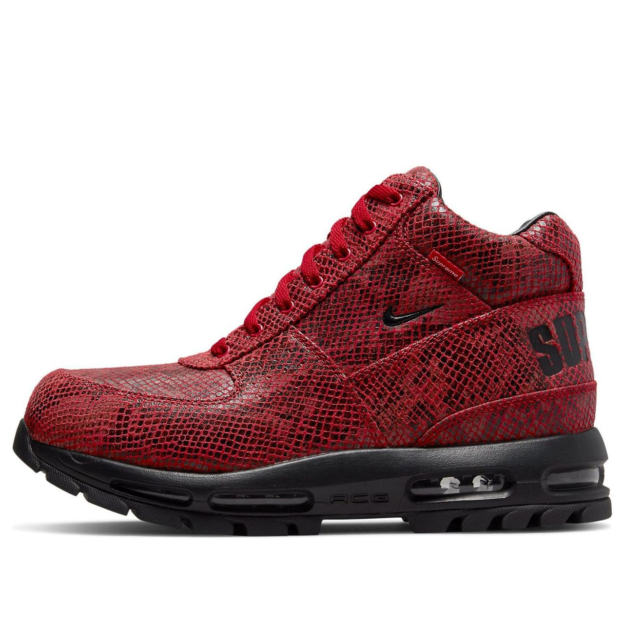 Nike x Supreme Air Max Goadome 'Red Snakeskin' DA1475-600