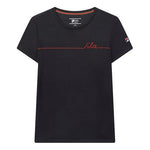 (WMNS) FILA Back Stripe Pattern Printing Short Sleeve Blue F11W021108G-NV