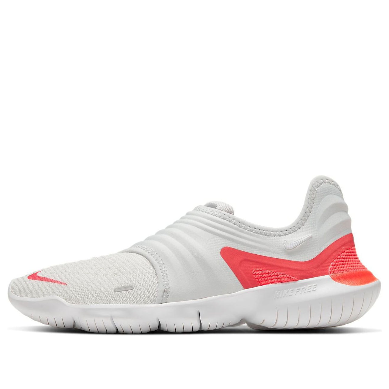 (WMNS) Nike Free RN Flyknit 3.0 'White Red' AQ5708-009