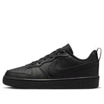 (GS) Nike Court Borough Low Recraft 'Triple Black' DV5456-002