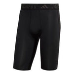 adidas Sports Gym Solid Color Logo Tight Shorts Black HJ9921