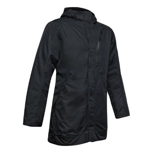 Under Armour Project Rock Unstoppable Waterproof Down Parka 'Black' 1346093-001