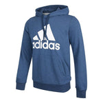 Men's adidas Bl Ft Hd Logo Printing Sports Knit Pullover Navy Blue GM6965