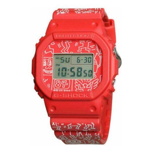 CASIO G-Shock Square 'Red' DW-5600KEITH19-4