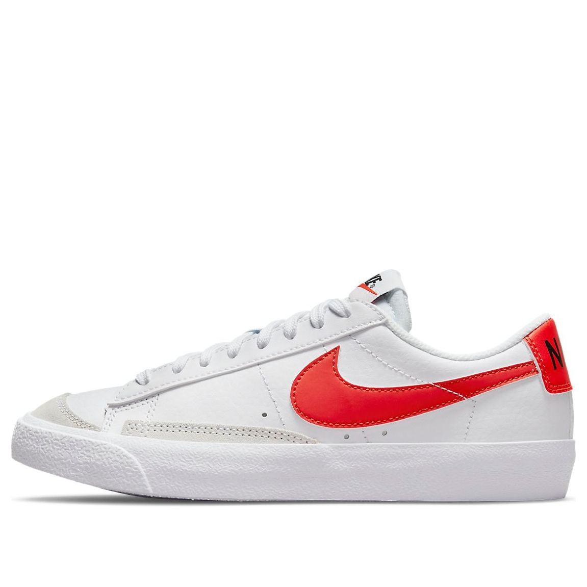 (GS) Nike Blazer Low '77 'White Team Orange' DA4074-106