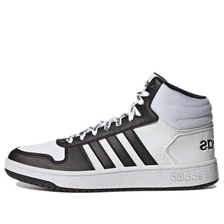 adidas Hoops 2.0 Mid 'White Black' FW4476