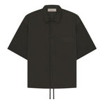 Fear of God Essentials Drop2 SS23 Short-Sleeve Nylon Shirt 'Off-Black' 186BT224000F